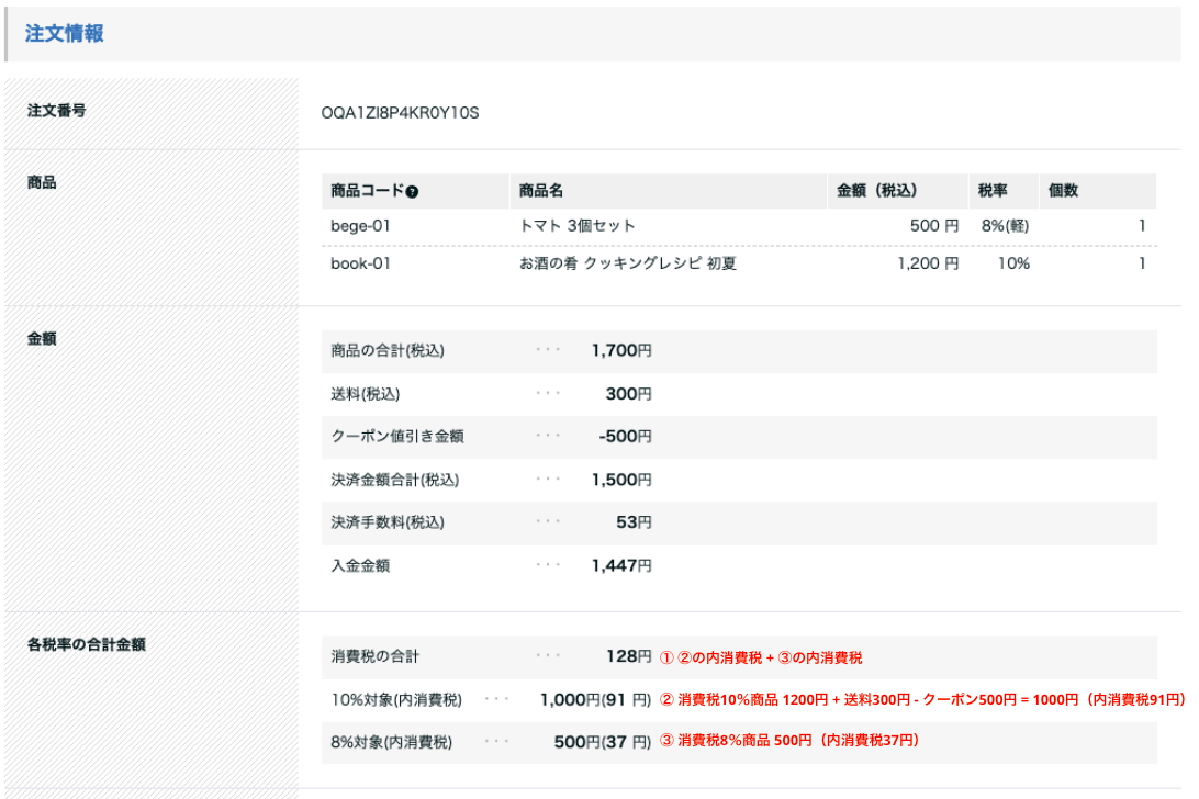 消費税率とクーポンの適用について – ペライチヘルプ