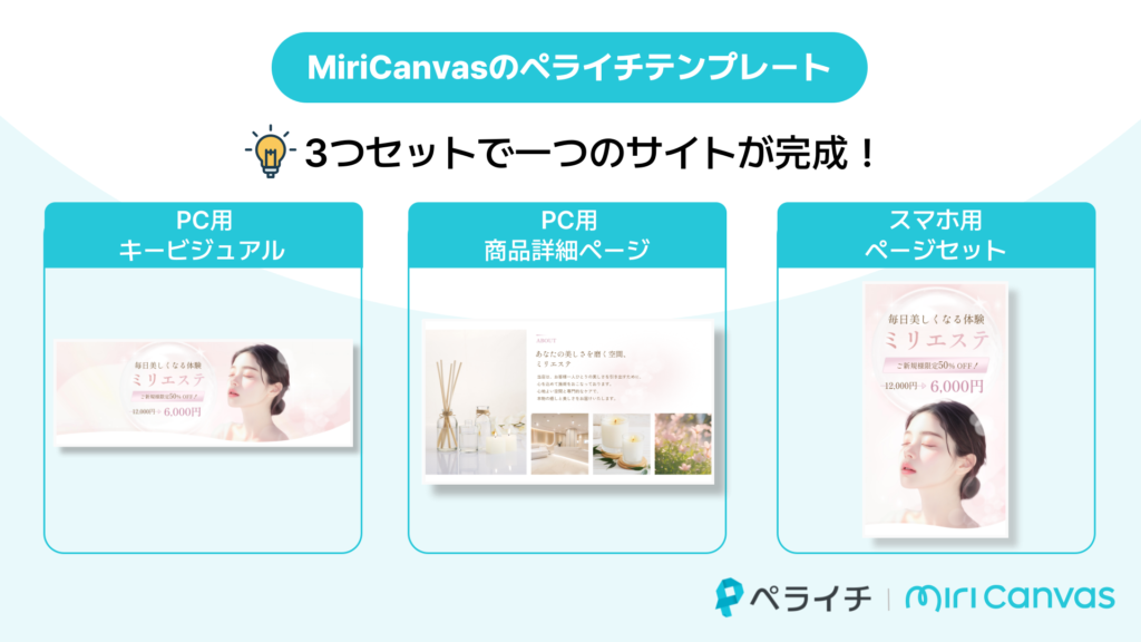 ミリキャンバス提携機能とは – ペライチヘルプ